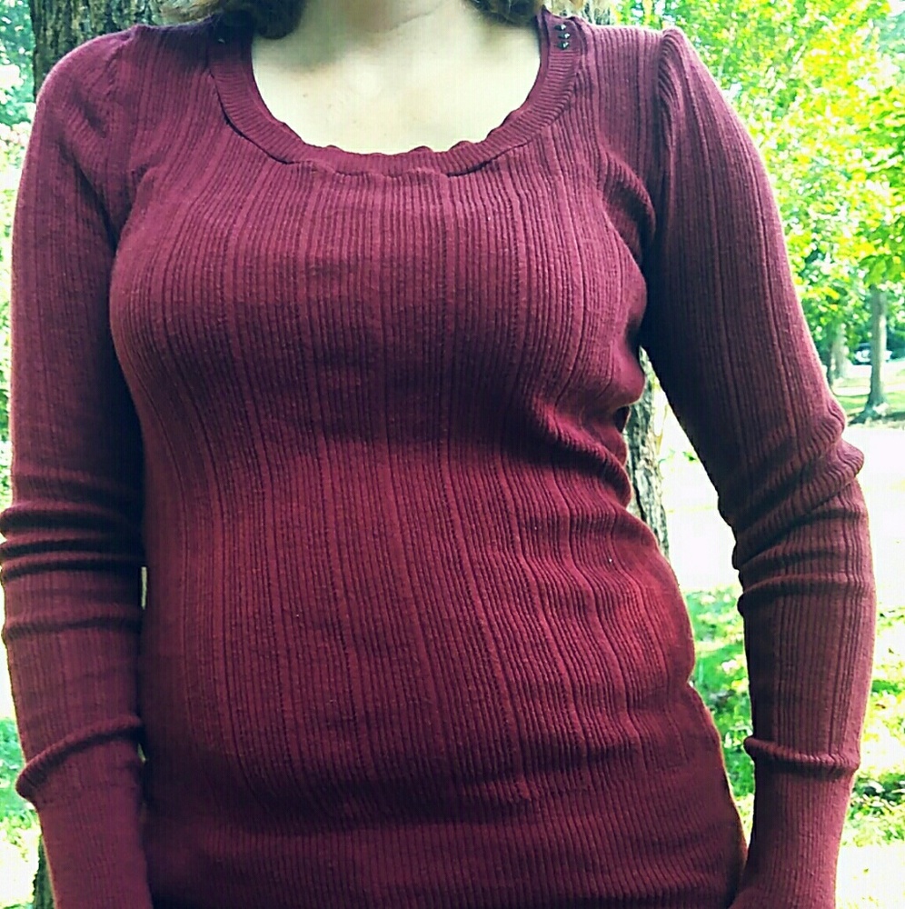 MUDD long sleeve ribbed shirt